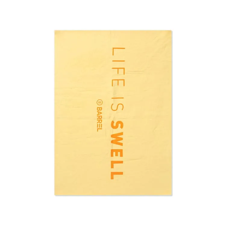 Barrel Basic Aqua Towel-YELLOW