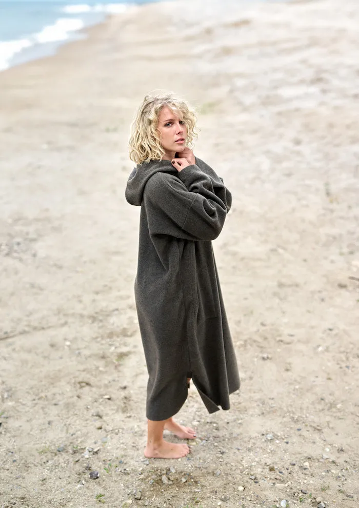 BEACH PONCHO WOMEN - 4096 - BARK