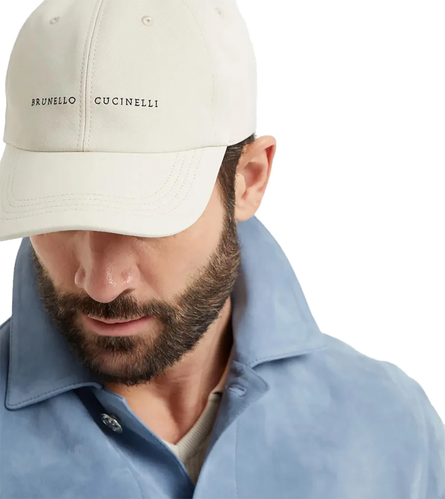 BRUNELLO CUCINELLI Baseball Cap in Twisted Cotton Gabardine