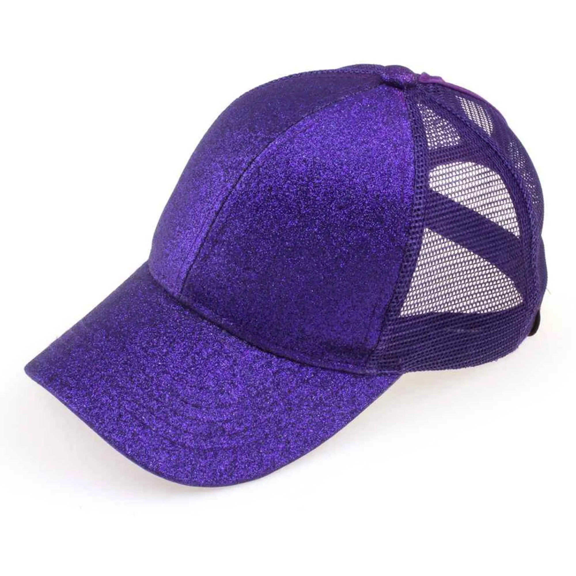 BT6 Glitter High Pony Baseball Cap