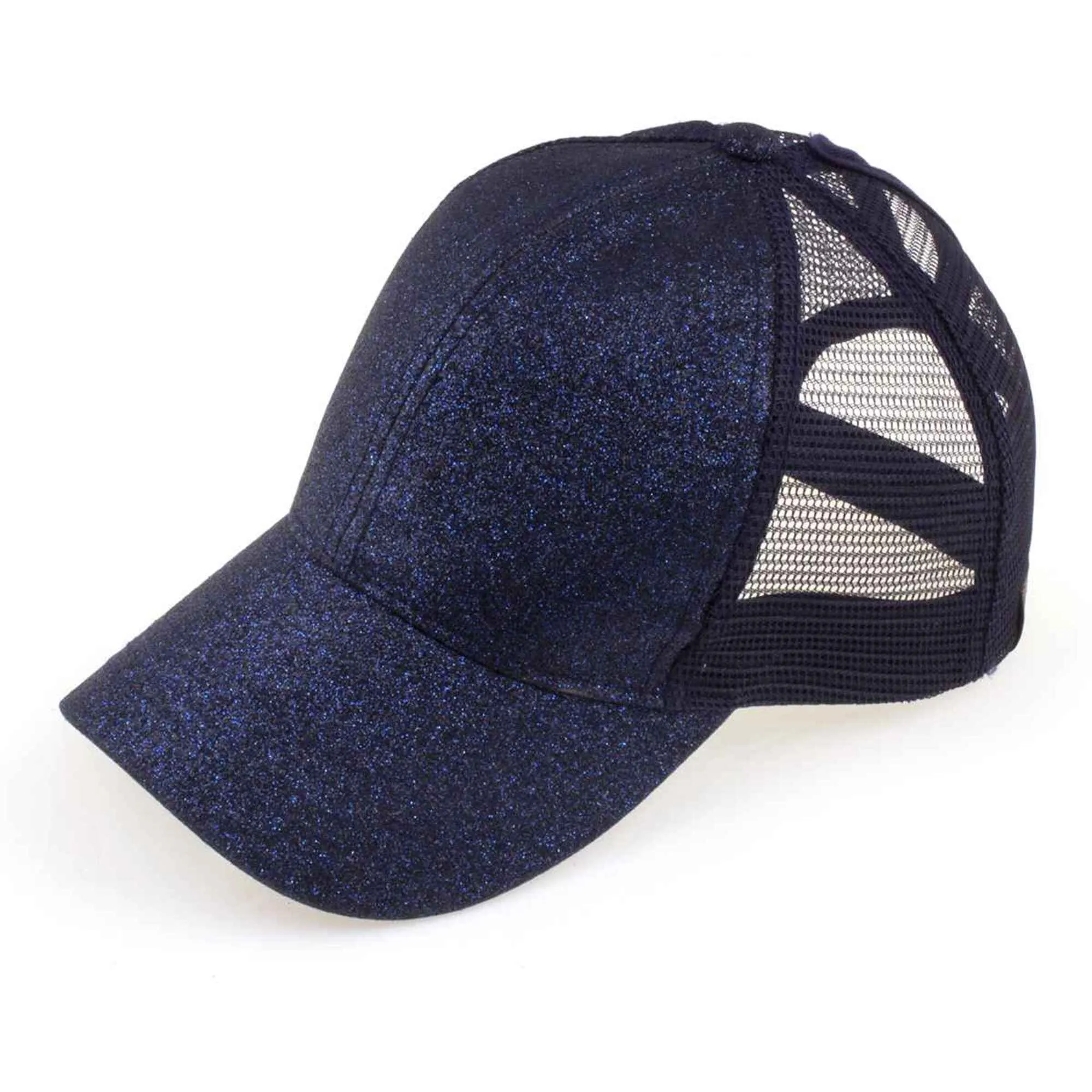 BT6 Glitter High Pony Baseball Cap