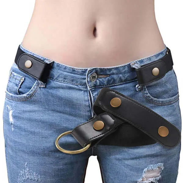 Buckle Free Elastic Belt Size:60-70cm