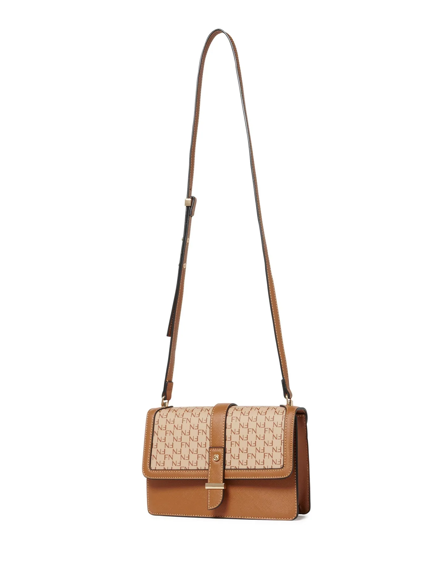 Callie Buckle Detail Crossbody  Bag