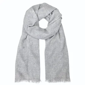 Cashmere Scarf | Heathered Gray