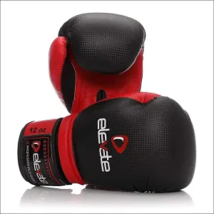 Elevate Carbon Boxing Gloves - Black Red