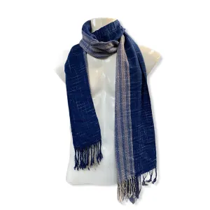 Elroy exclusive Hand Woven Indigo Dyed Scarves - Small Size