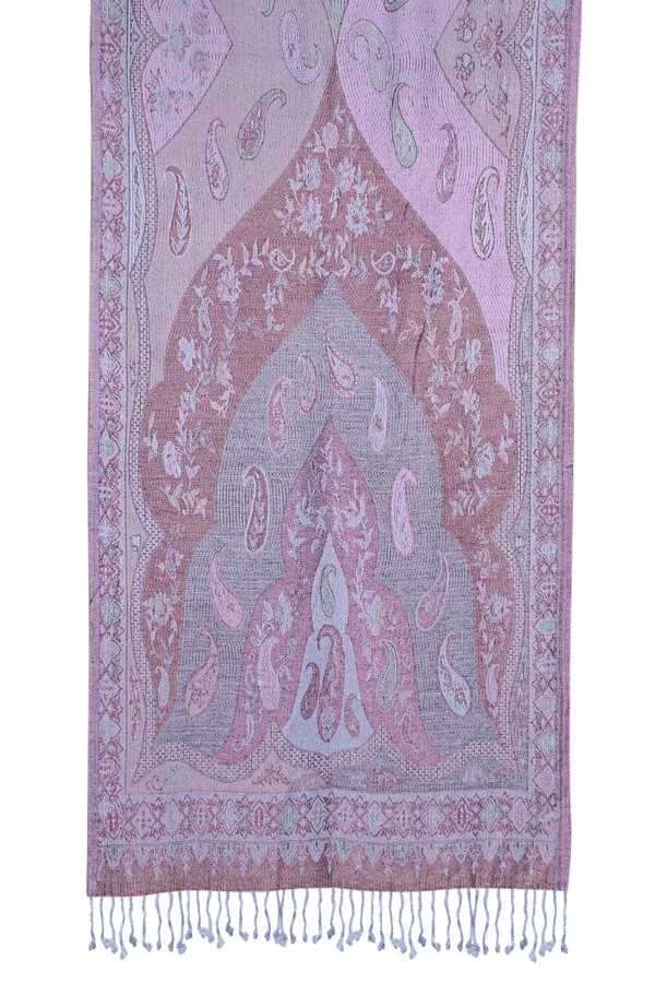 Ethereal Blooms Paisley Jacquard Scarf