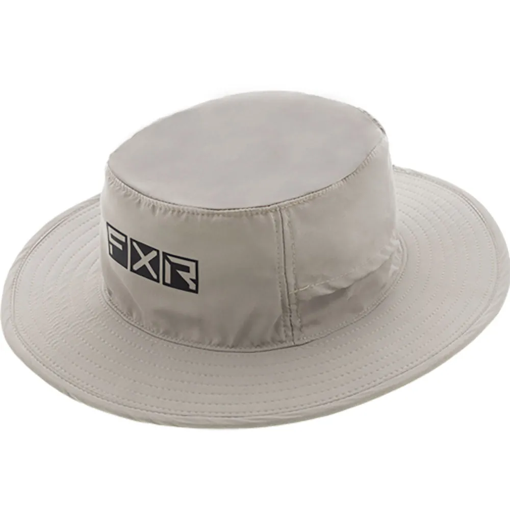 FXR  Attack Hat Sunshield UV Protection Vented Adjustable Strap Stone