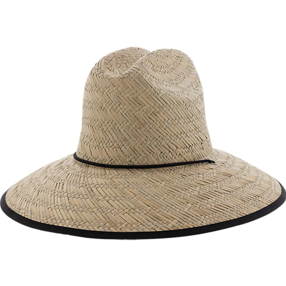 FXR  Shoreside Straw Hat Adjustable Chin Strap Full Printed Brim Ice