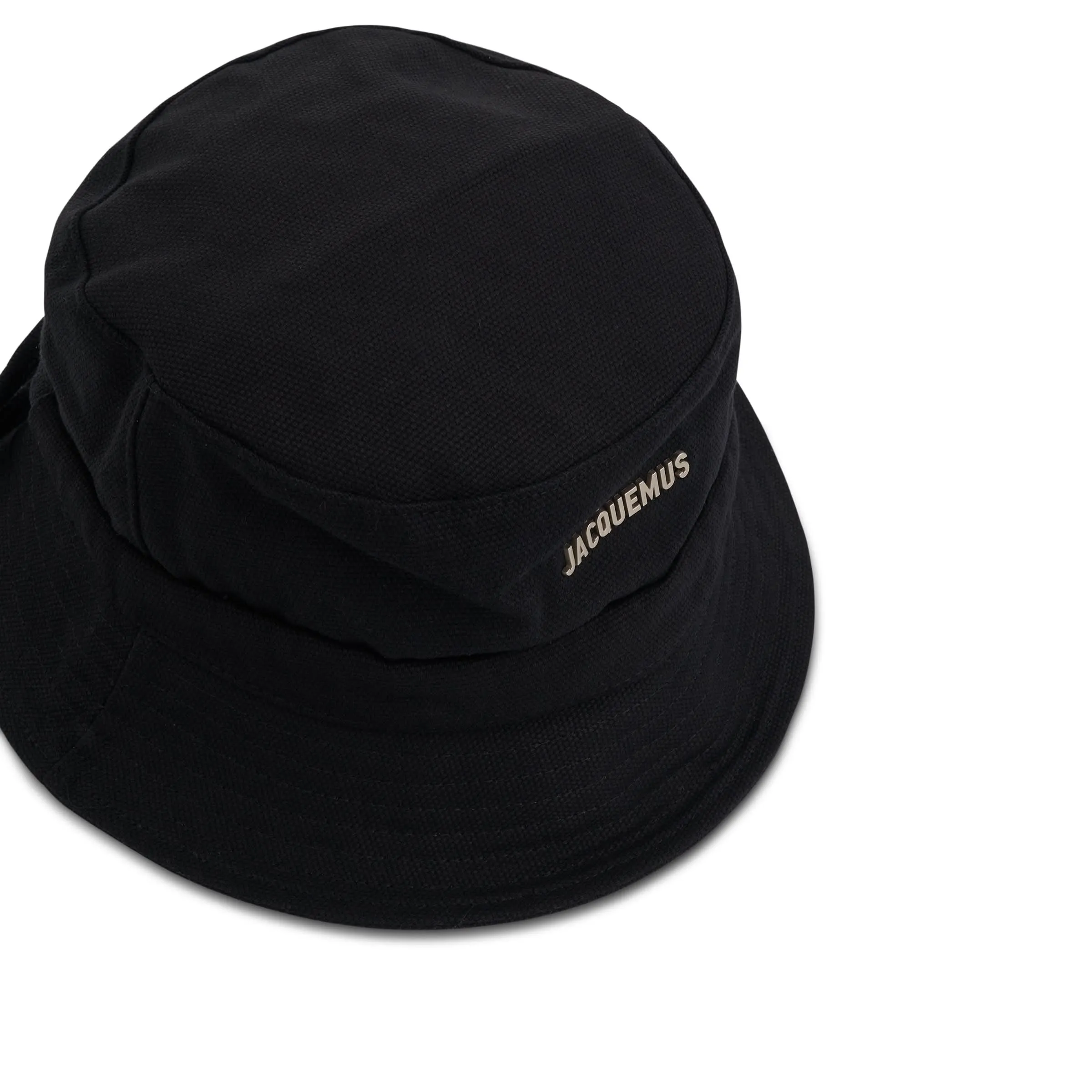 Gadjo Knotted Bucket Hat in Black