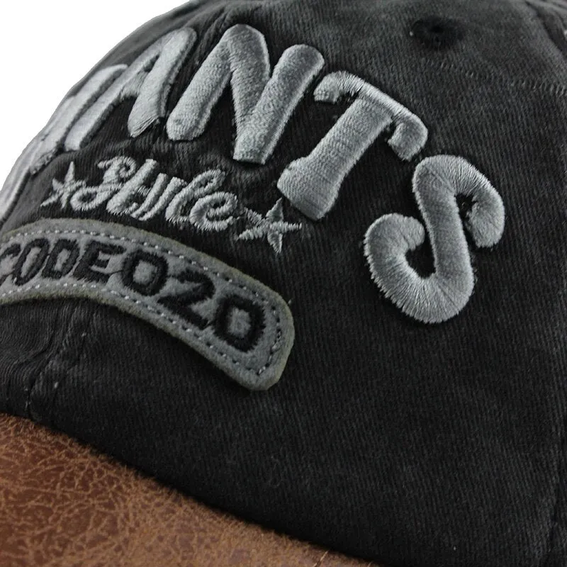 Giants Style Code 020 Embroidered Snapback Baseball Cap