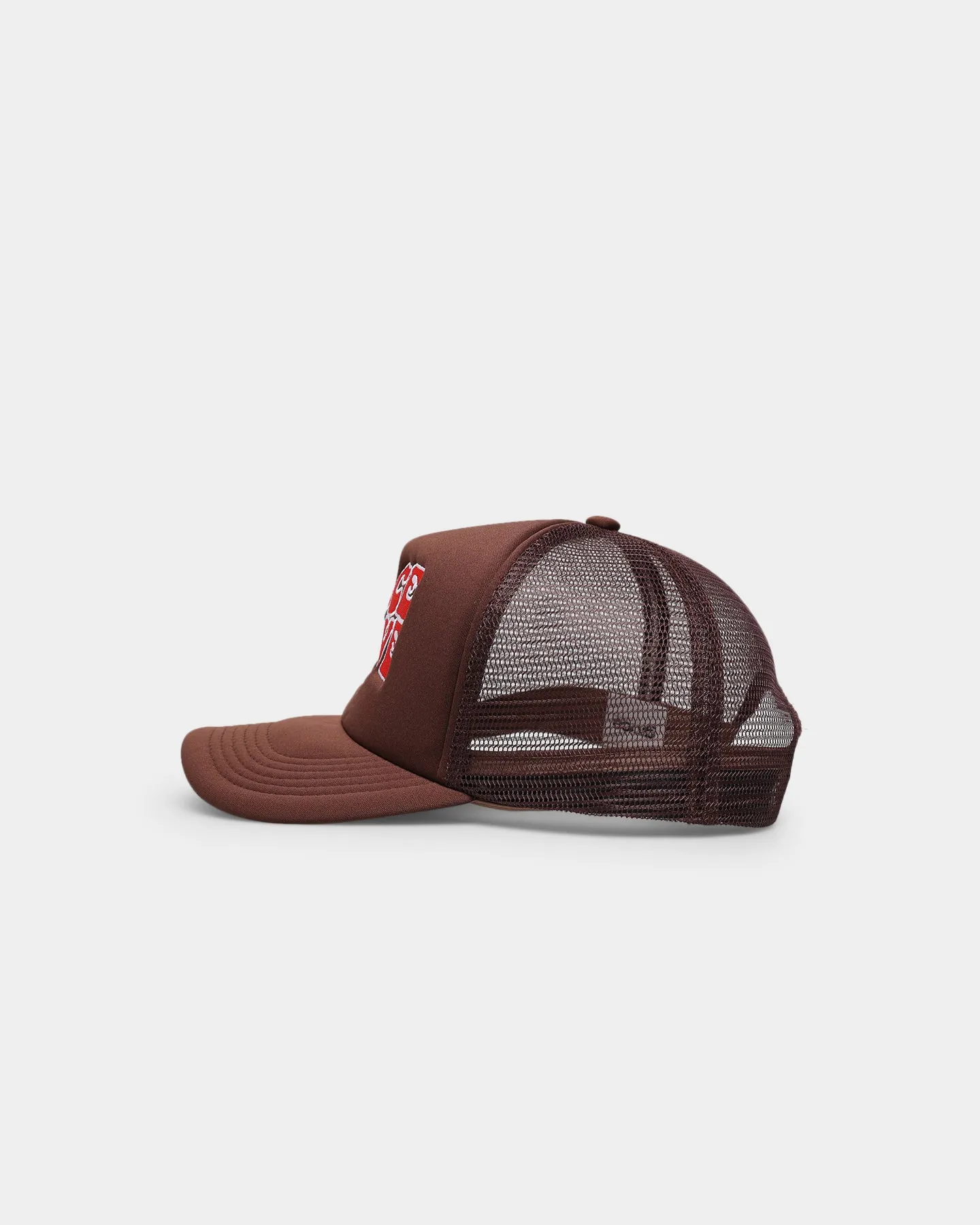 Goat Crew Peace N Love Trucker Snapback Brown