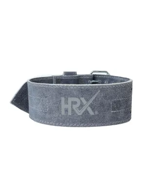 HRX Gym Belt for Weightlifting Workouts Deadlifts Powerlifts | Back Support for Exercise (HRGB01SLGRXL_Grey_XL)