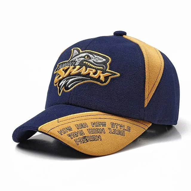 Jamont Graphic Shark Embroidered Baseball Cap