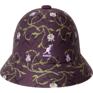 Kangol Tapestry Casual Hat - Deep Plum Floral