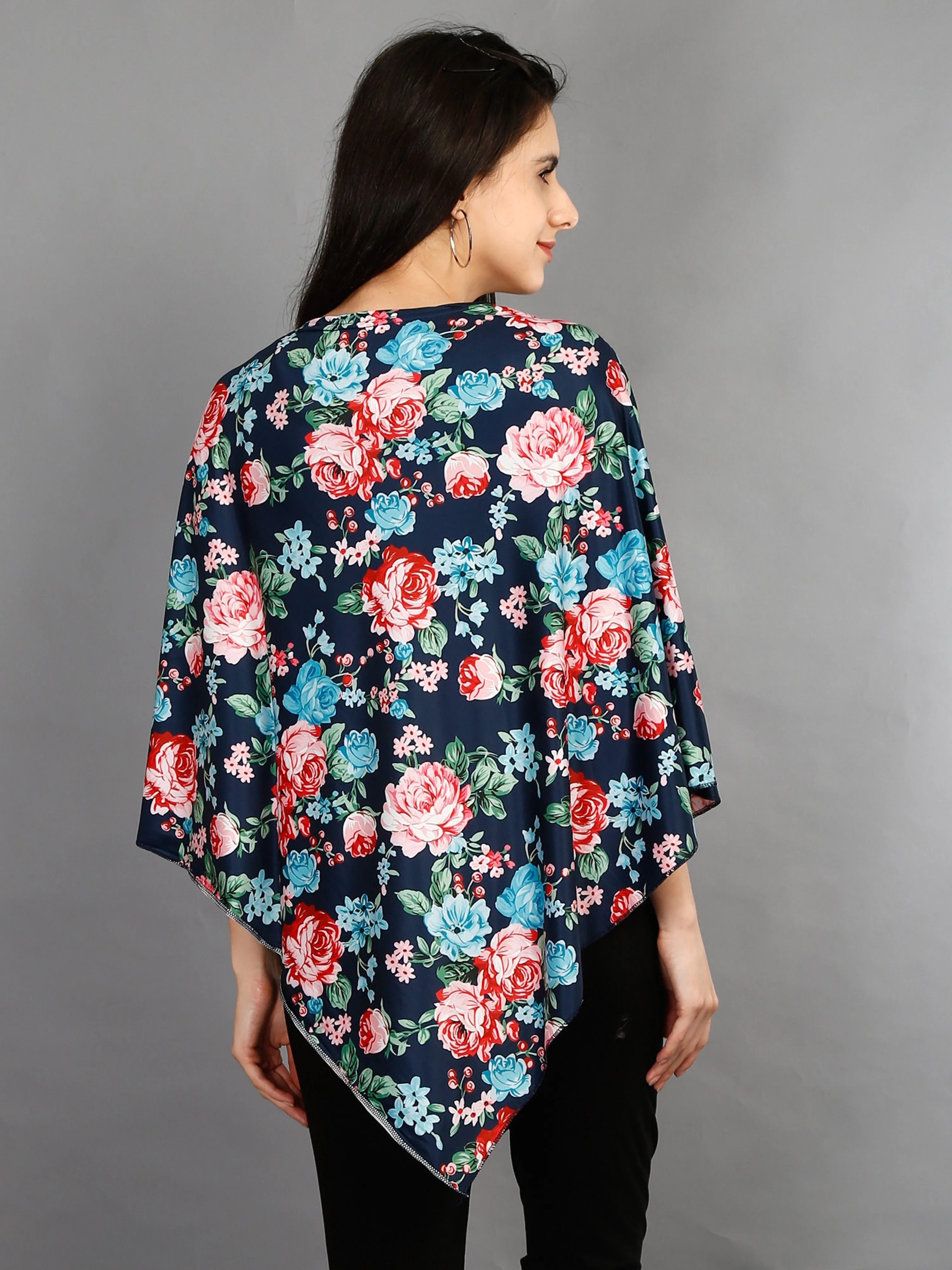 Maternity and Nursing Wear- Floral Blue