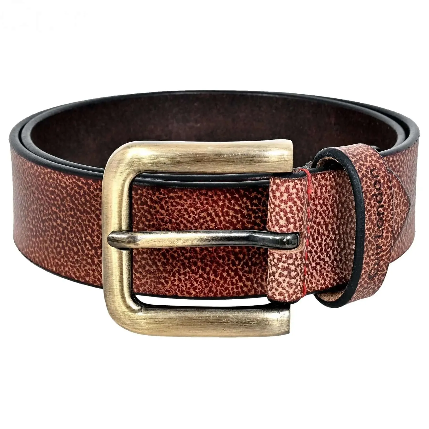 Men's Casual Brown Leather Belt | Sizes 36" to 40"