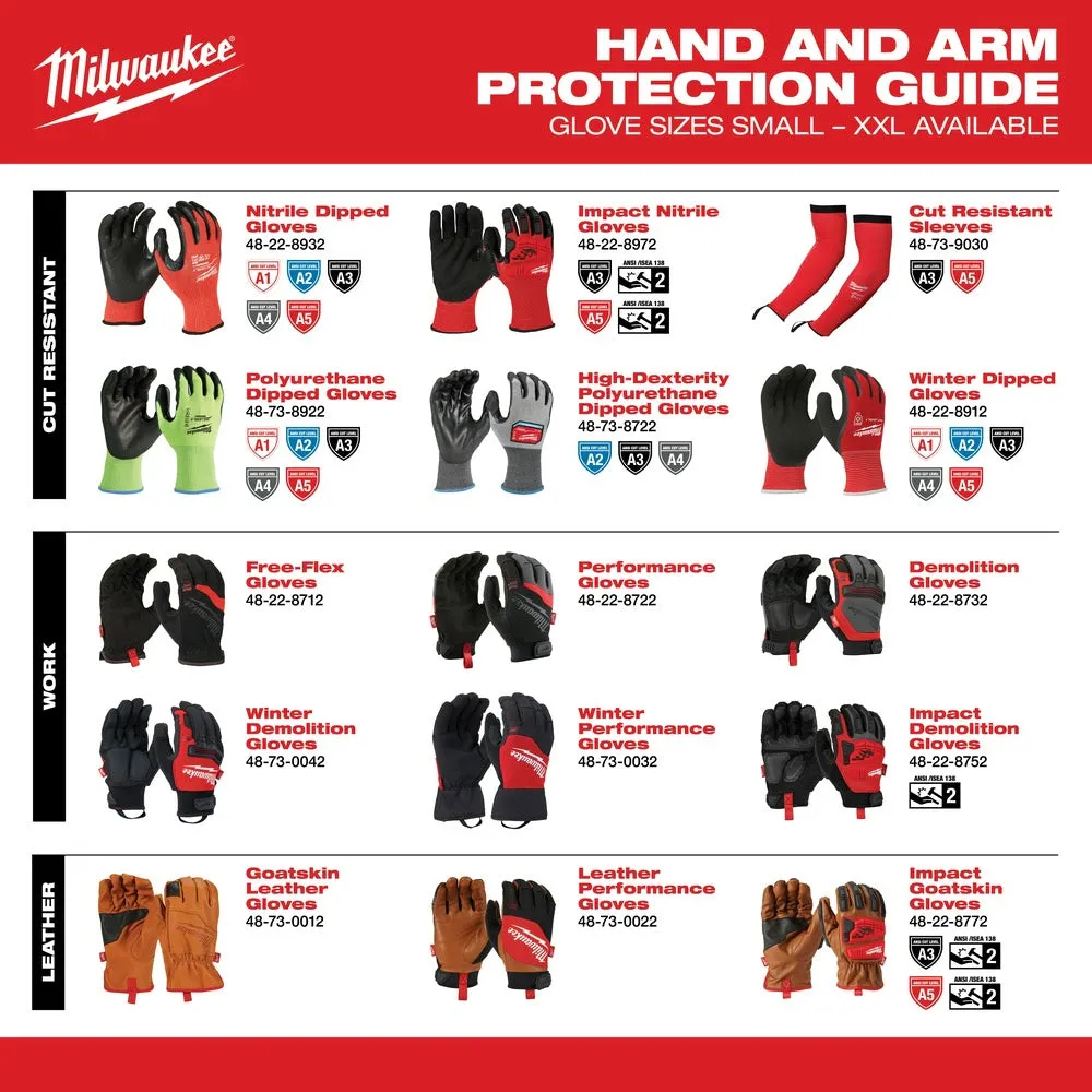 Milwaukee 48-73-0034 Winter Performance Gloves – 2X-Large