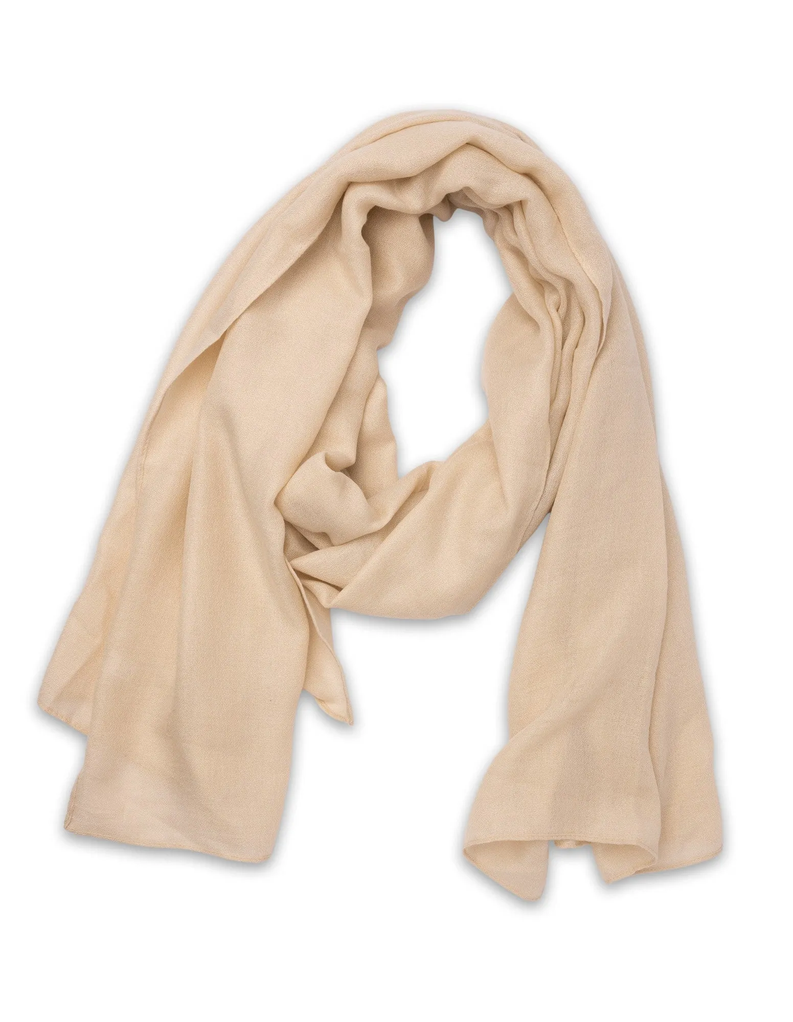 Mocha Timeless Lightweight Scarf - Beige