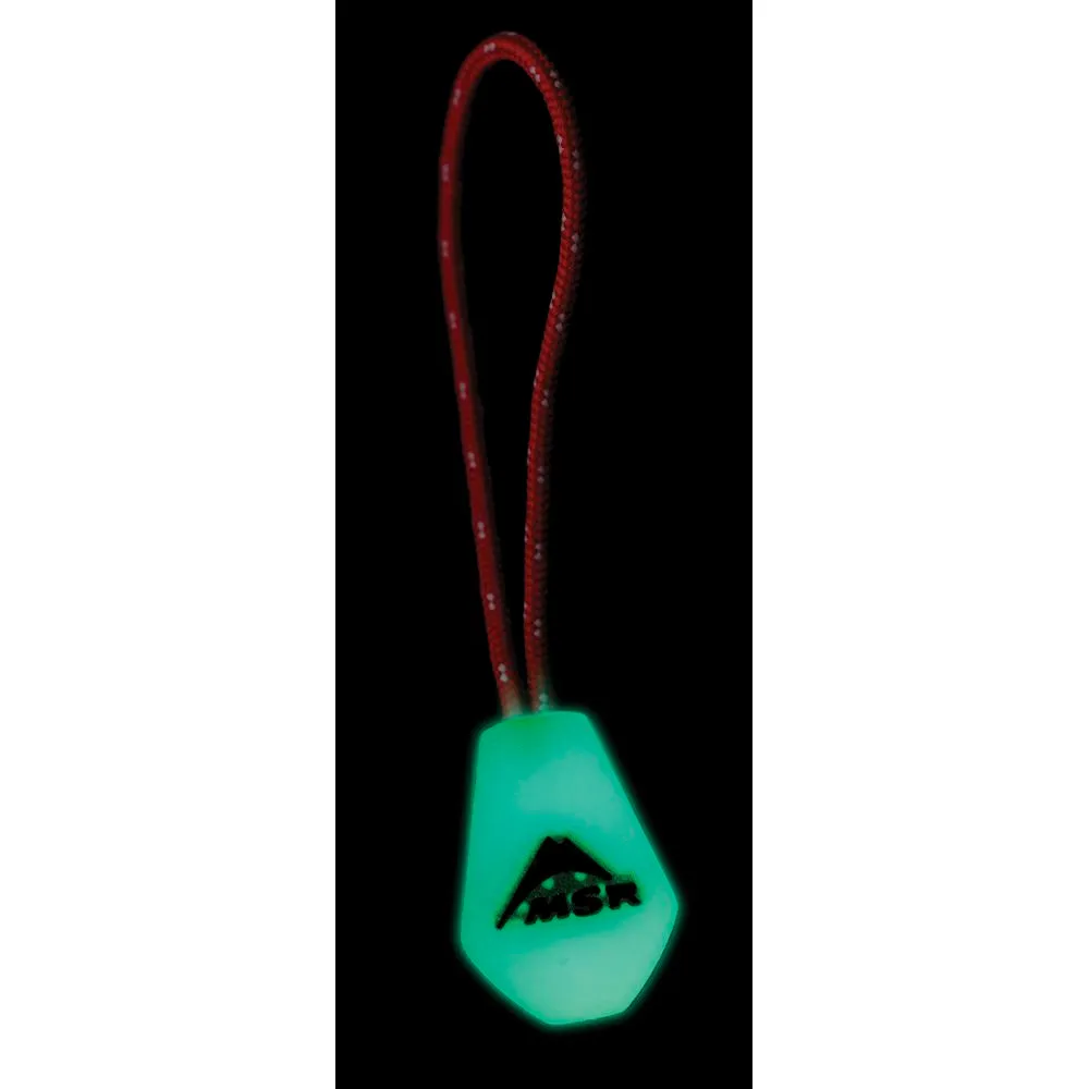 MSR Tent Zipper Pulls Night Glow, 2 Pk