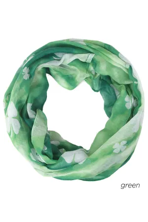 PTINF8007 - Clover Tie-Dye Infinity Scarf 30x70