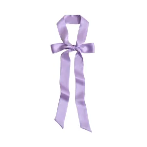 "La Collectionneuse" Silk Ribbon Scarf - Purple