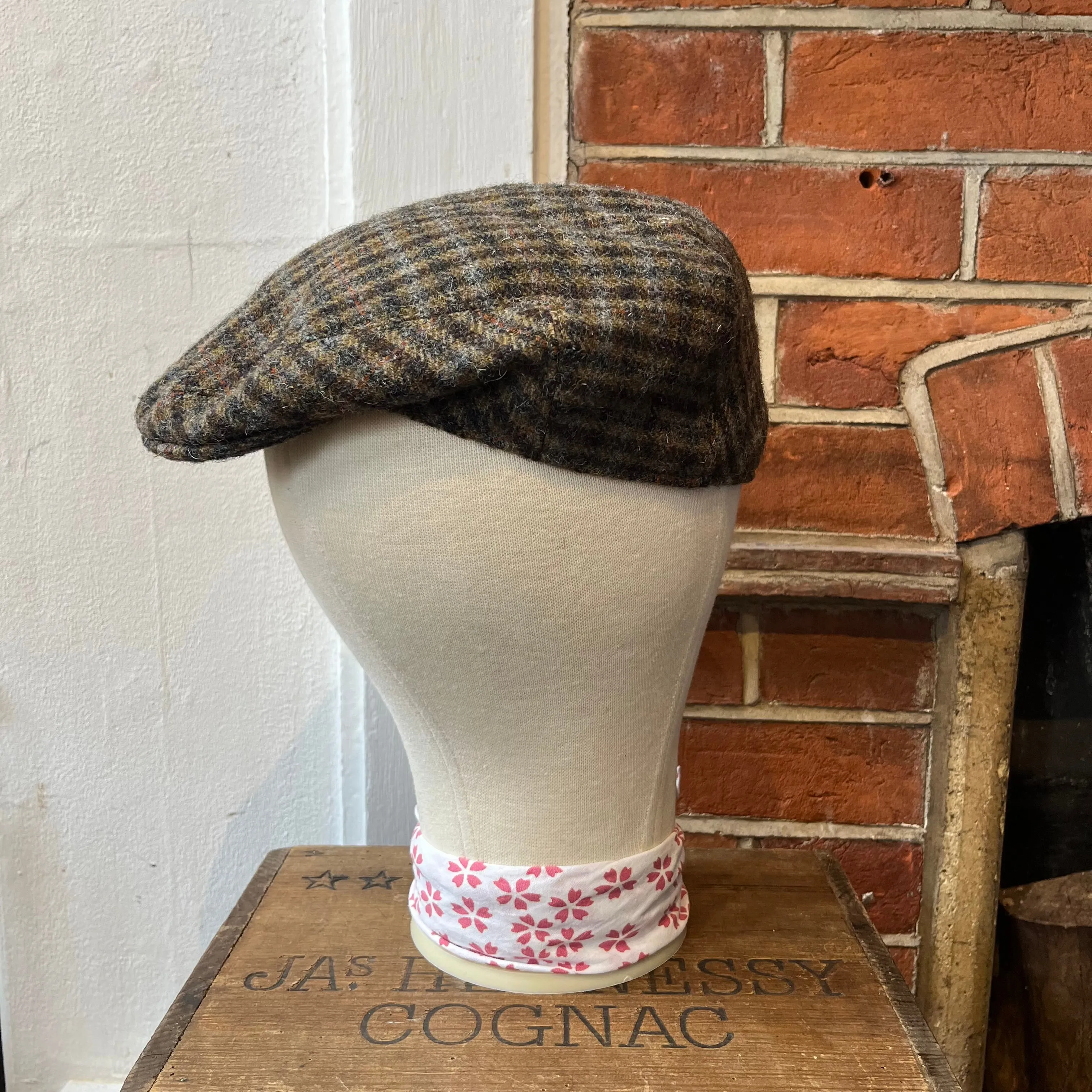 Regent - Flat Cap - Brown Tweed Check