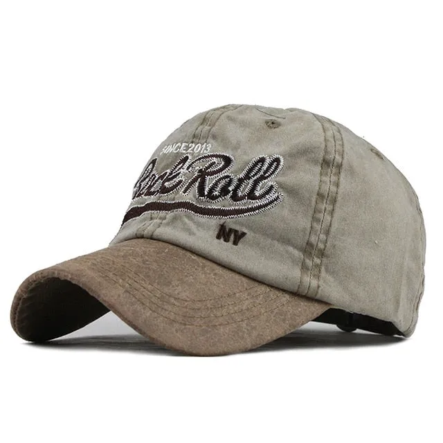 Rock and Roll Since 2013 Embroidered Snapback Baseball Cap