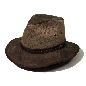 Saint Martin - Distressed Leather Fedora