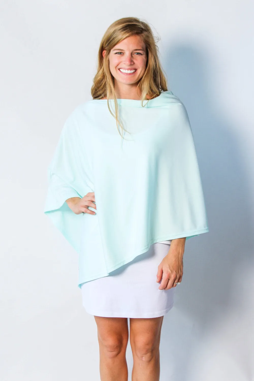 Sea Glass Green Party Poncho