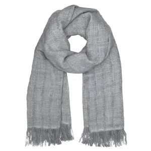 SLATE   SALT Women's Gray Loop Knit Alpaca Scarf