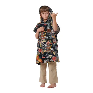 SLOWTIDE KIDS PONCHO - ISLAND BREEZE