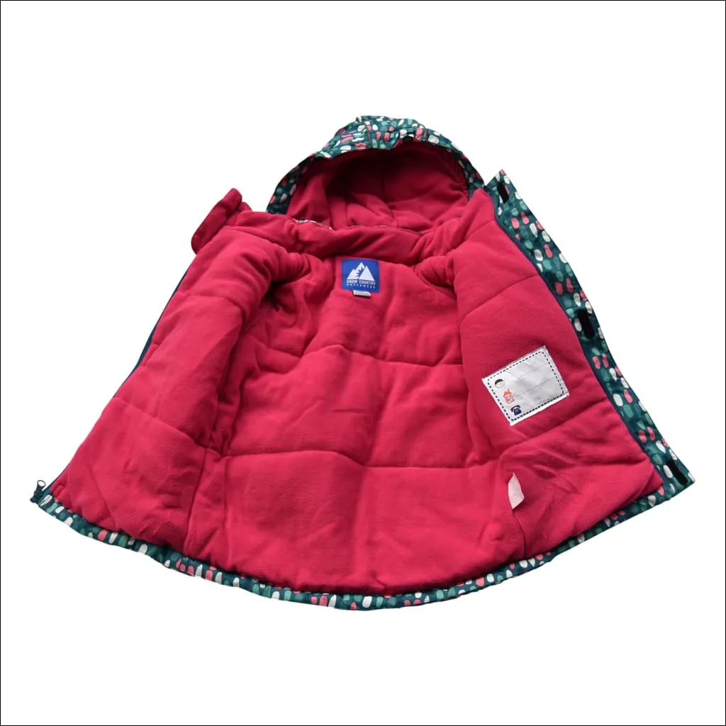 Snow Country Outerwear Little Girls Winter Snowsuit Ski Jacket and Snow Pants Set S-L