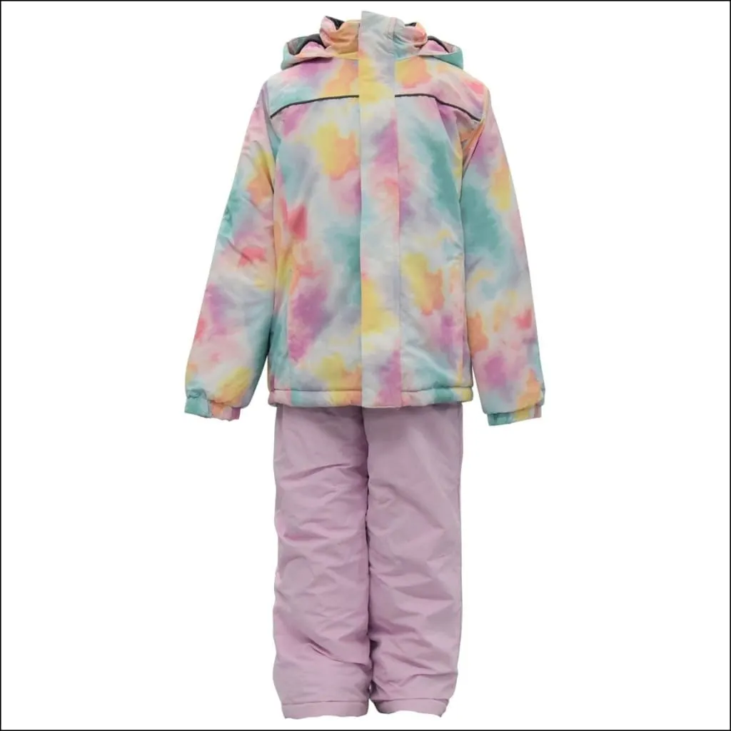 Snow Country Outerwear Little Girls Winter Snowsuit Ski Jacket and Snow Pants Set S-L