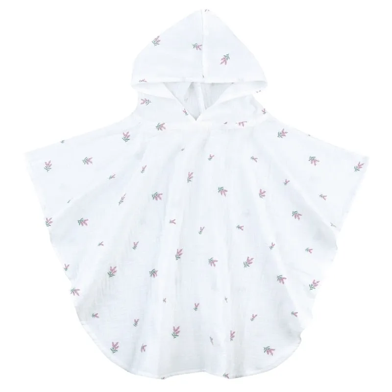 Soft Cotton Baby Hooded Towel Bath Towel for Boys Girls Bathrobe Sleepwear Ponchos