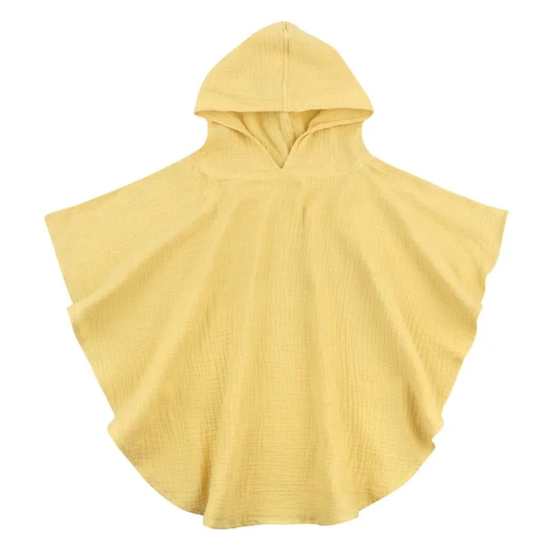 Soft Cotton Baby Hooded Towel Bath Towel for Boys Girls Bathrobe Sleepwear Ponchos