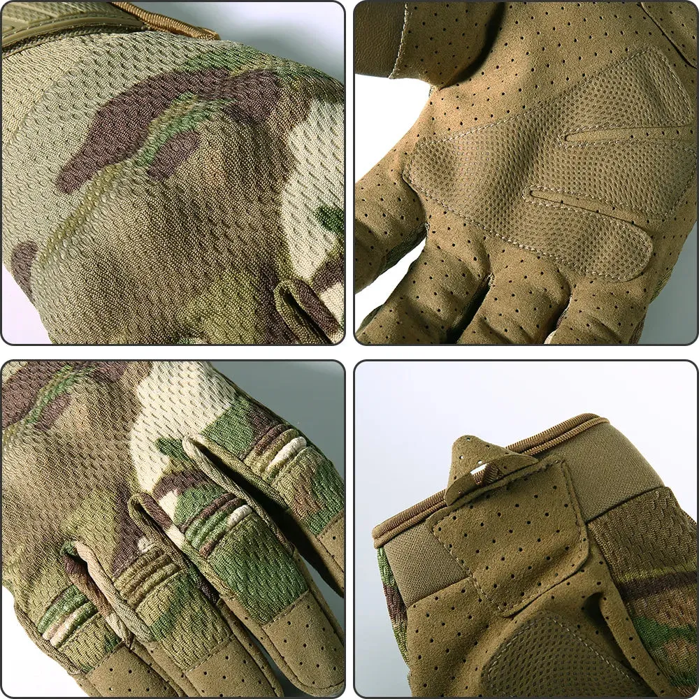 Tactical Gloves Touch Screen For Cycling  Riding Running Paintball