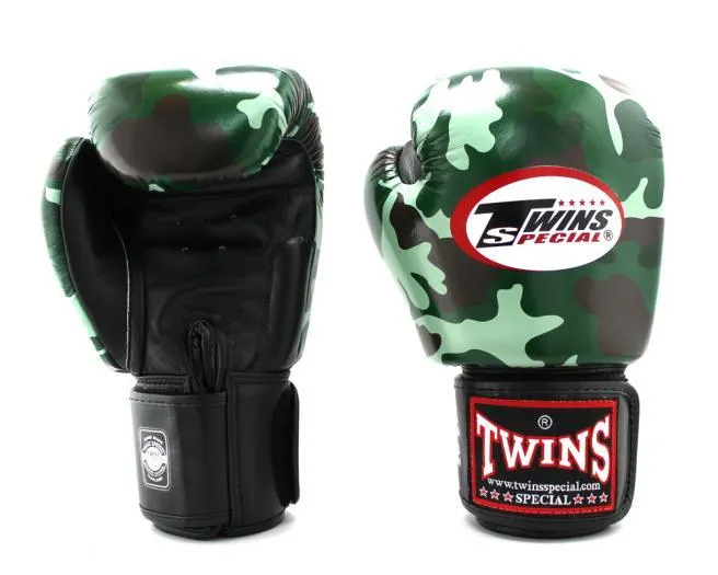 Twins Special Fancy BOXING GLOVES FBGVL3-AR GREEN