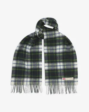 UK Wool Scarf - Highlands Tartan in Green