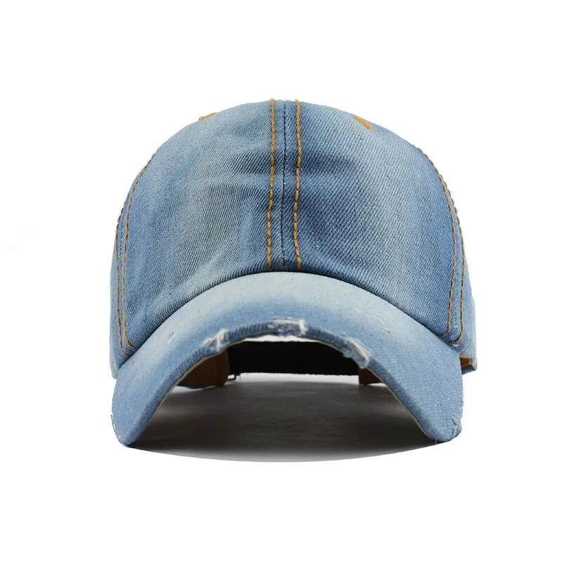 Unisex Sport Denim Jeans Hip Hop Baseball Cap