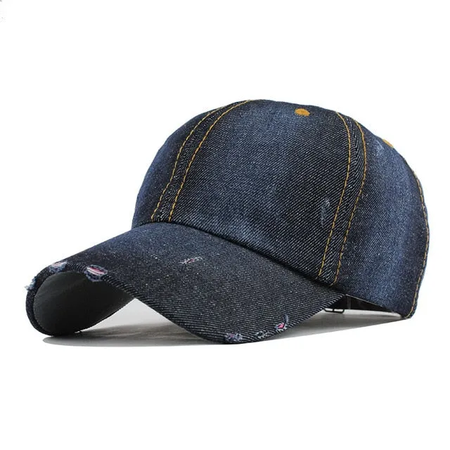 Unisex Sport Denim Jeans Hip Hop Baseball Cap