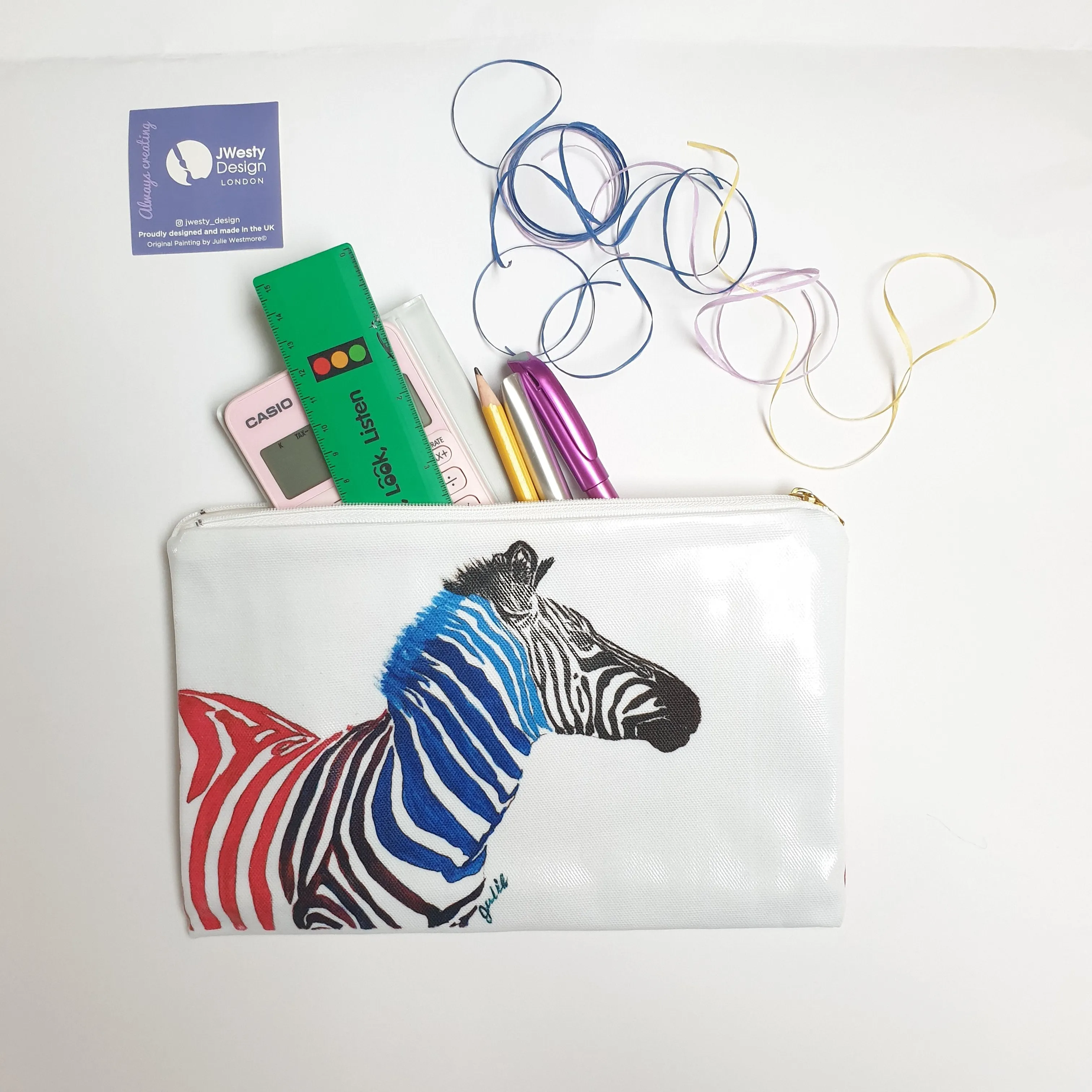 Zebra  Makeup Bag/Pencil Case